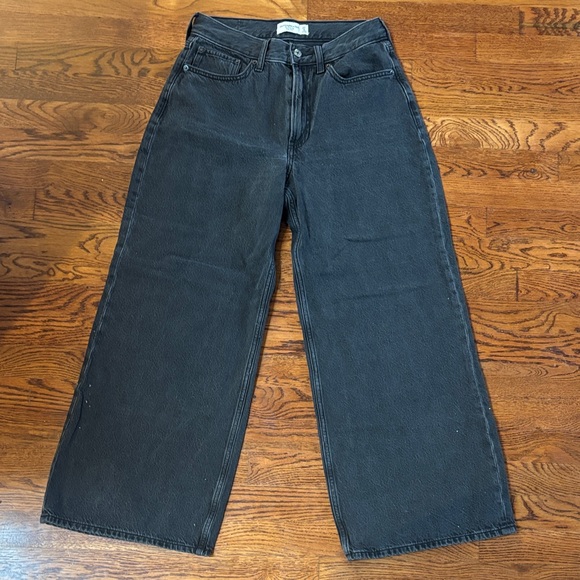 Wide leg high rise black - Picture 2 of 7